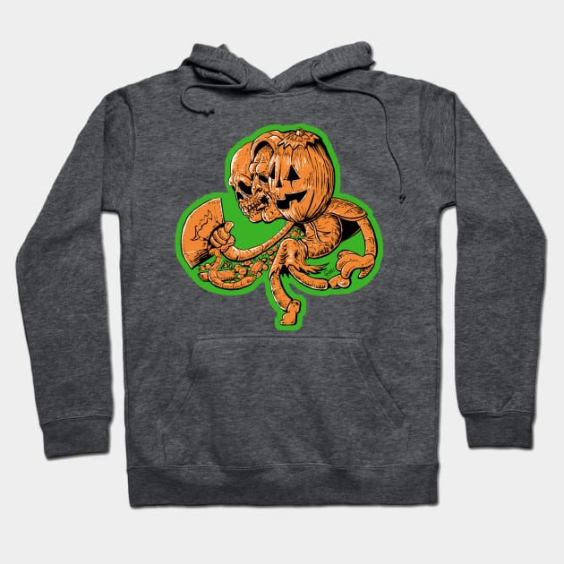 Halloween 3 lucky Shamrock Hoodie by GaboZeta